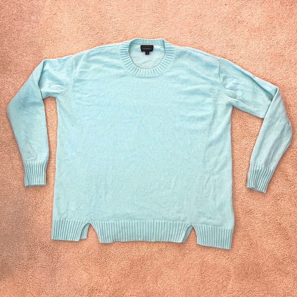Jcrew Collection light blue cashmere sweater